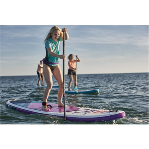 2020 Red Paddle Co Ride Se Purple Msl 10'6 "hinchable Stand Up Paddle Board - Paquete De Paleta De Carbono / Nylon